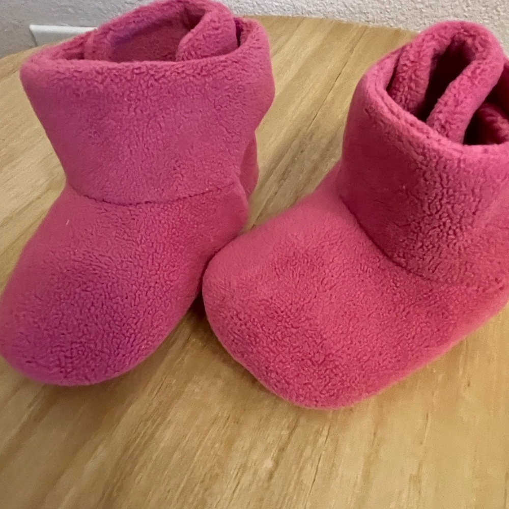 UGG Pink Baby Slippers 2/3